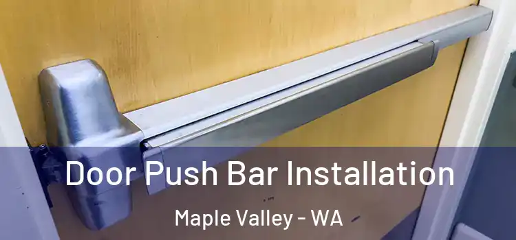  Door Push Bar Installation Maple Valley - WA
