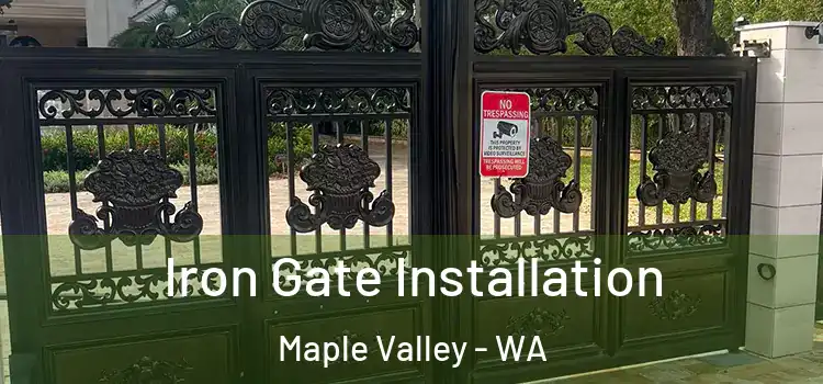  Iron Gate Installation Maple Valley - WA